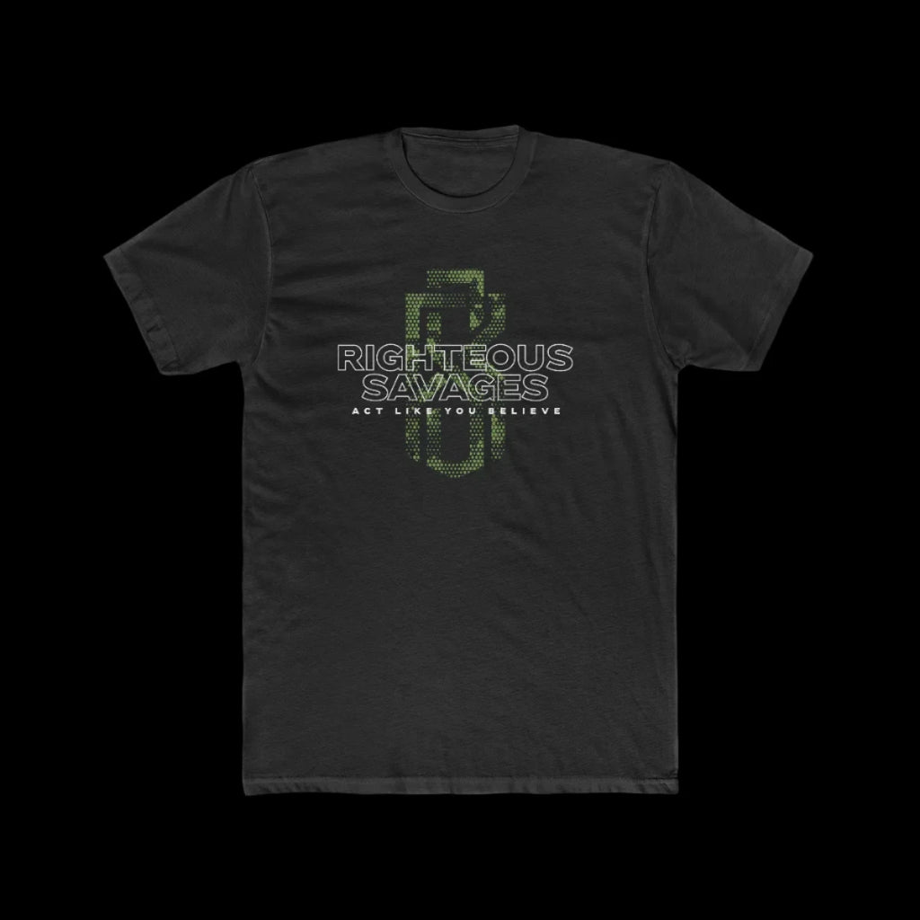 Subdued Logo T-Shirt Black – Righteous Savages
